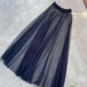 Sheer Tulle Skirt